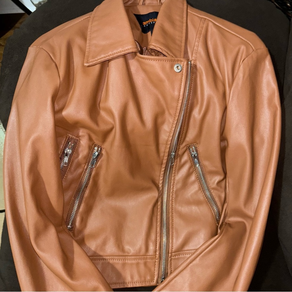Faux Leather Jacket